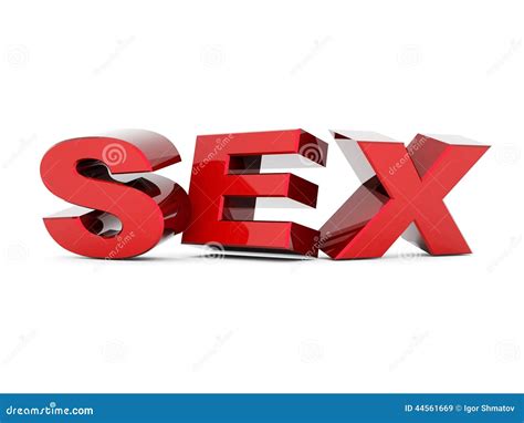 Sexo Da Palavra Ilustração Stock Ilustração De Palavra 44561669