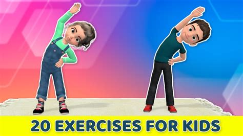 20 Easy Standing Exercises For Kids Youtube