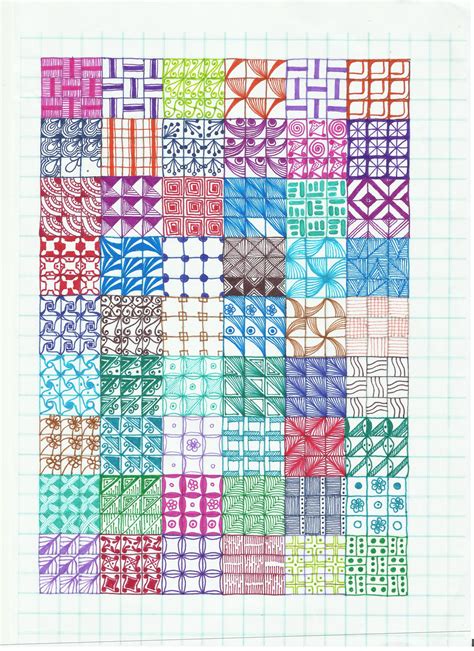 Graph Paper Designs Pattern