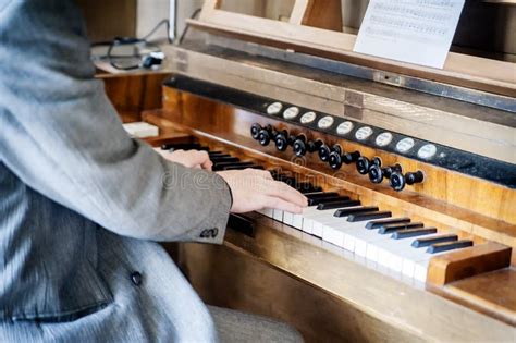 Playing Pipe Organ Stock Photo Image Of Classical Sheet 5530284