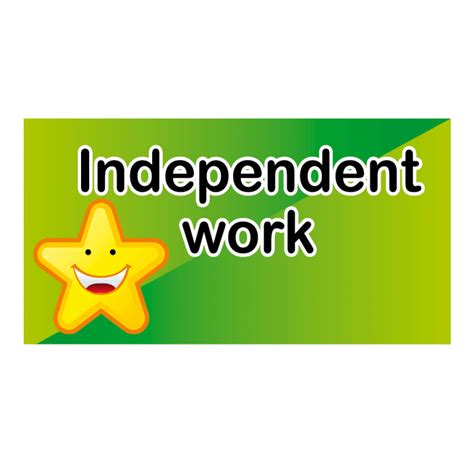 Independent Work Star Stickers | Stickers for Teachers