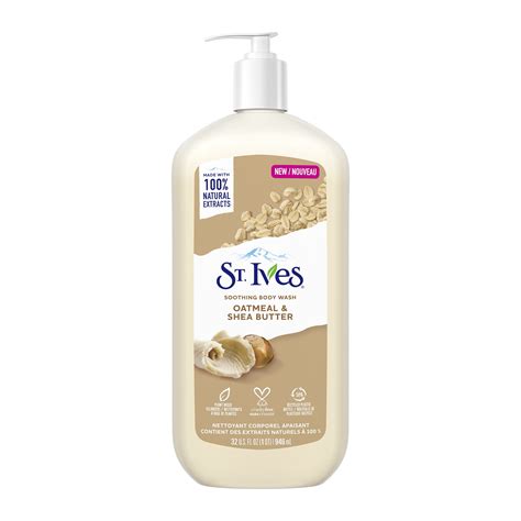 Buy St Ives Soothing Lqiuid Body Wash With Pump Oatmeal And Shea Butter