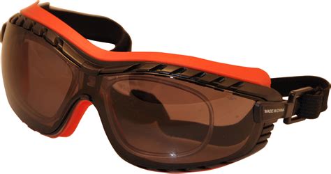88365 2 Imperial® Af Rx Prescription Insert Safety Glasses Red Black Frame Gray Lens Anti Fog