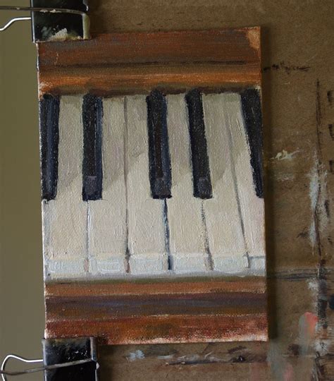 Daily Painting Practice Painting Piano Keys