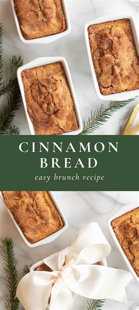 An Easy Cinnamon Bread Recipe That Is Perfect For Breakfast Snacks And