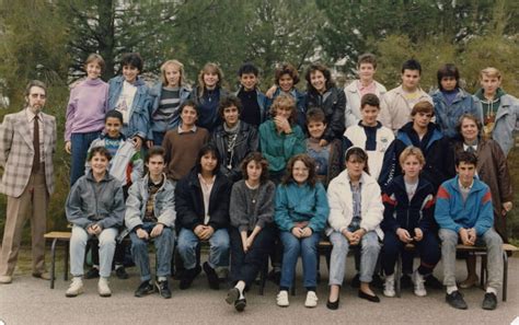 Photo de classe 3ème3 de 1988, Collège Des Deux Pins  Copains d'avant