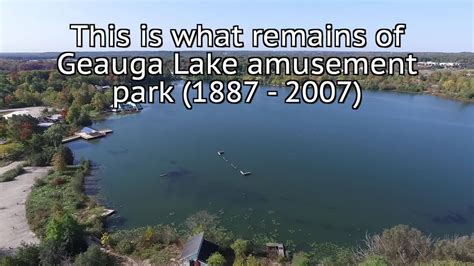 Whoa An Eerie Aerial Video Of The Abandoned Geauga Lake Amusement Park