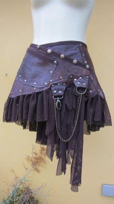 Looking online the kind of skirts i wanted. how to diy tutorial tattered fairy leather wrap skirt - Google Search (With images) | Clothes ...