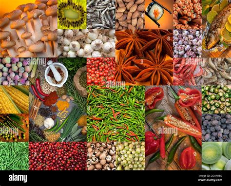 Selection Of Cooking Ingredients Stock Photo Alamy