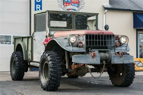 1953 Dodge M37 Power Wagon 4562 Miles Army Green T 245 4 Speed Manual