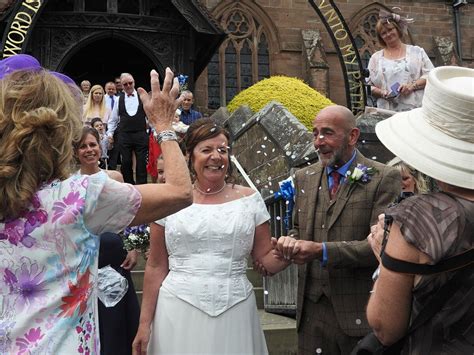 Market Drayton Wedding Raised Funds For Four Charities Shropshire Star