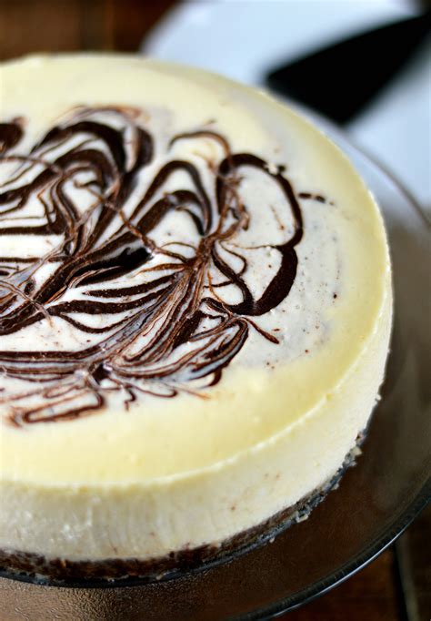 Melt the white chocolate in the microwave, stirring after every 20 seconds until completely melted and smooth. Chocolate macaroon cheesecake - Friday is Cake Night