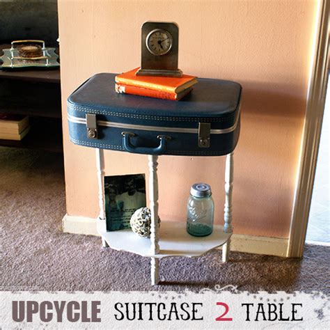 Repurpose Vintage Suitcase Into Table