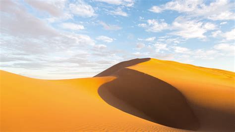 Large Orange Sand Dune Namib Desert Stock Footage Video 100 Royalty