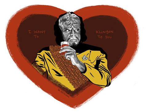 Star Trek Valentine Star Trek Valentines Cards Klingon