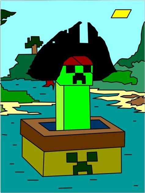 Just a quick tutorial while i work on some other bigger stuff. Minecraft Pirate coloring picture for children (With ...