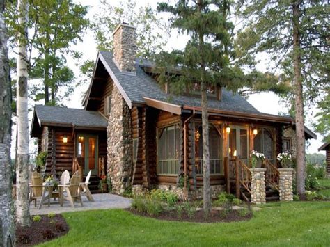 Small Lake House Plans Log Cabin On The Lake Lodge Photos The Log