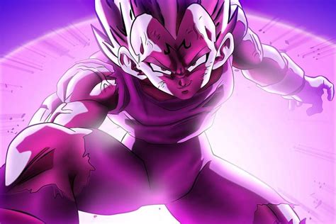 Kd Majin Vegeta Purplemajin Vegeta Purple Sticker Posterdragon Ball Z