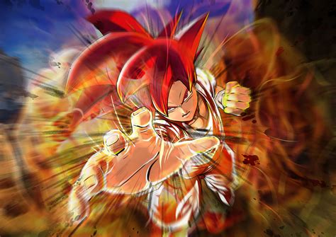 Dragon ball z / cast Super Saiyan God Goku - Characters & Art - Dragon Ball Z: Battle of Z