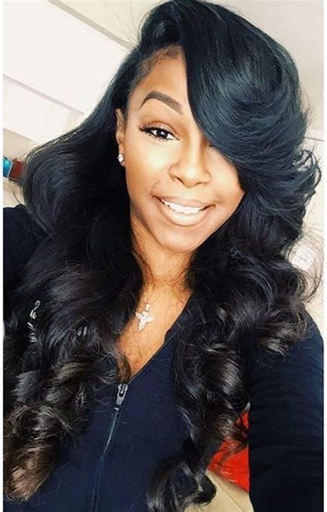 Middle part sew in hairstyles. 40 Gorgeous Sew-In Hairstyles That Will Rock Your World