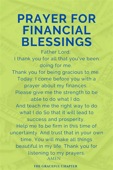 3 Prayers For Financial Breakthrough The Graceful Chapter