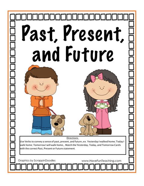 Past Present Future Tense Activity By Teach Simple