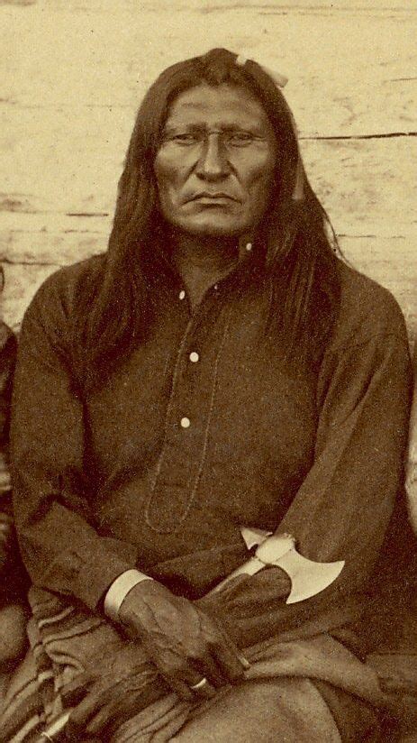 An Old Photo Of A Native American Man