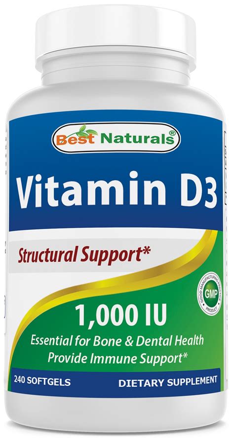 What is the best source of vitamin d3? Best Naturals Vitamin D3 1000 IU 240 Softgels - Walmart ...