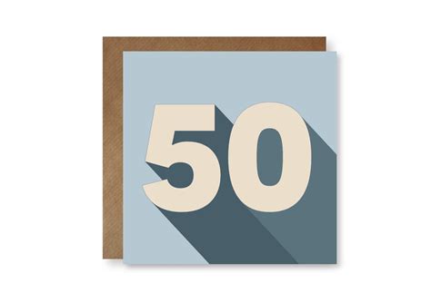 50th Birthday Card 50th Card Male 50th Card Birthday Card 50 50th Birthday Etsy