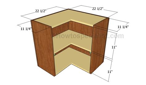 Corner Cabinet Plans Howtospecialist How To Build Step By Step Diy