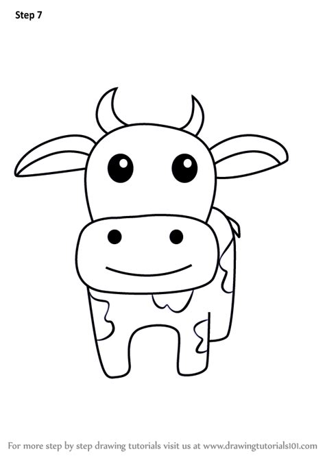 Learn how to draw cow simply by following the steps outlined in our video lessons. Learn How to Draw a Cow for Kids (Animals for Kids) Step ...