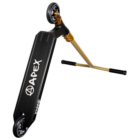 Apex has been designing their deck spherical. Apex Pro Custom Scooter - Black/Gold | Apex Scooters ...