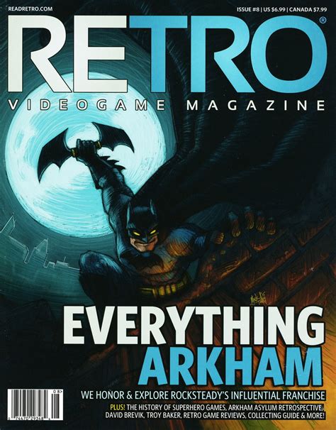 Retro Video Game Magazine Issue 8 Batman Spiderman Retro Game Fan