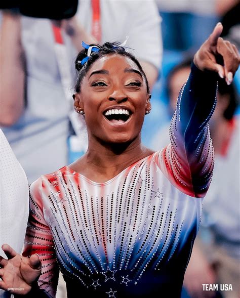 Simone Biles Team Usa In Gymnastics 2021 Tokyo Summer Olympics Olympic Gymnastics Olympic