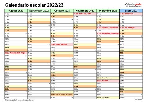 Calendario Escolar 2023 A 2024 Para Imprimir Printable Templates Free