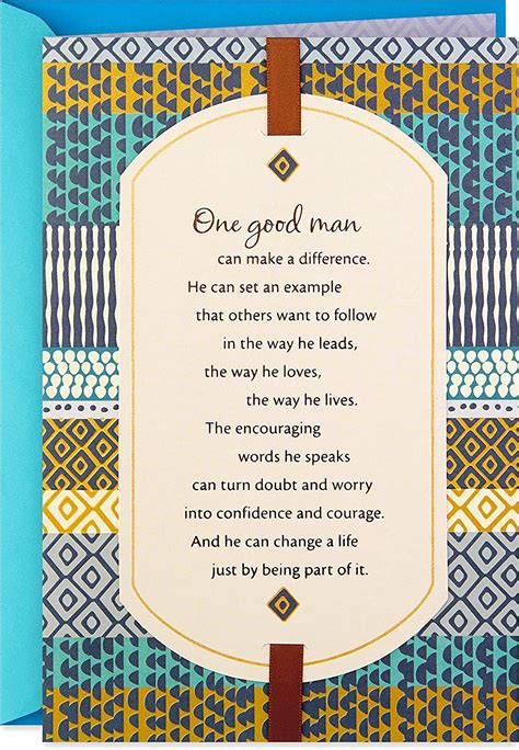 Hallmark Mahogany Father S Day Card You Re A Good Man Who Makes A Big Difference
