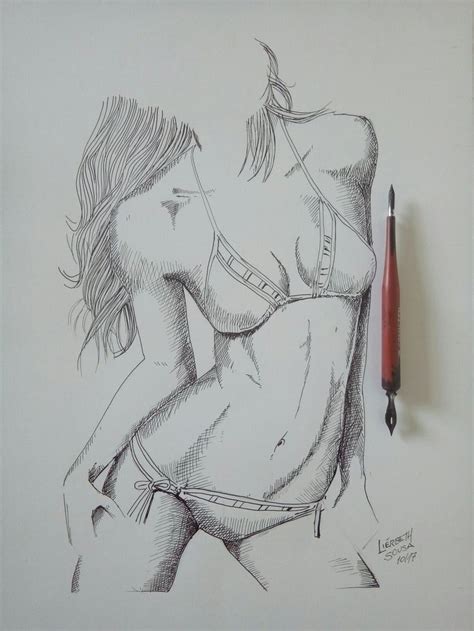 Naked Pencil Drawings Of Girls Art Sketches Pencil Art Drawings