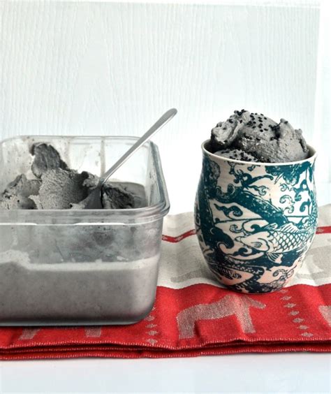 Maybe try black sesame soft serve, gelato, or scooped ice cream instead of convenience store variety. Black Sesame Ice Cream Recipe | My Second Breakfast