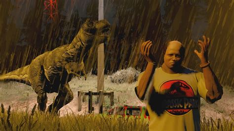 Gta T Rex Attack In Jurassic Park Youtube