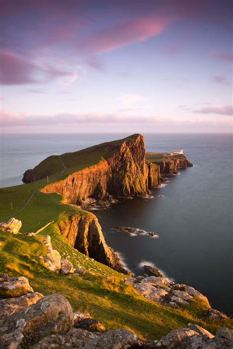 Neist Point Sunset Isle Of Skye Scotland Landscape Photography