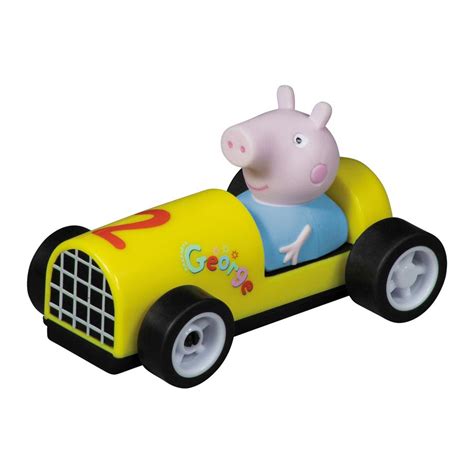 Carrera First Racebaan Peppa Pig Zeepkist Race Thimble Toys