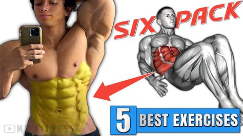 5 Best Exercises To Get Six Pack Abs At Home Abs Workout Youtube