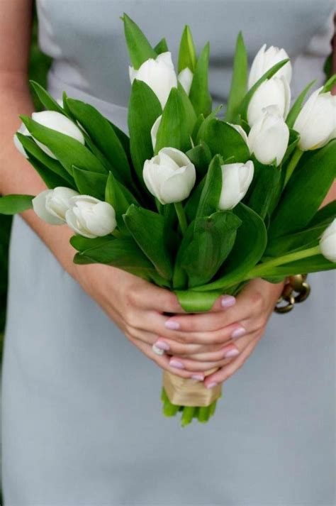Tulip Bouquet For Spring Wedding