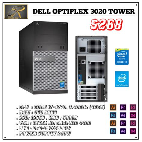 Dell Optiplex 3020 Tower Case Price 26800 In Phnom Penh Cambodia