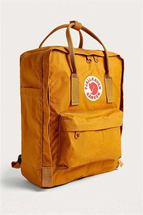 Fjallraven Kanken Acorn Backpack In Yellow Lyst