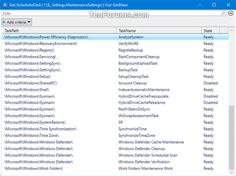View All Automatic Maintenance Tasks In Windows 10 Tutorials