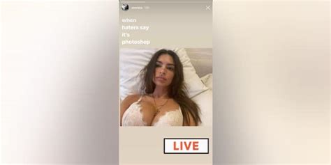 Emily Ratajkowski Shares Busty New Selfie On Instagram Fox News