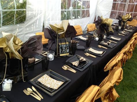 Black And Gold 60th Birthday Decorations Decoration For Home