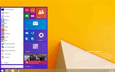 New Leaked Windows 8 Screenshot The Start Menu Strikes Back • The