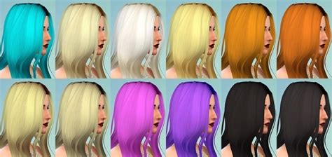 Antos Ekaterina Hair Retexture By Delise At Sims Artists Sims 4 Updates